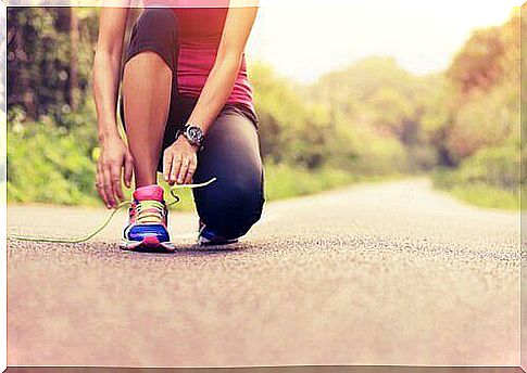 woman doing sports